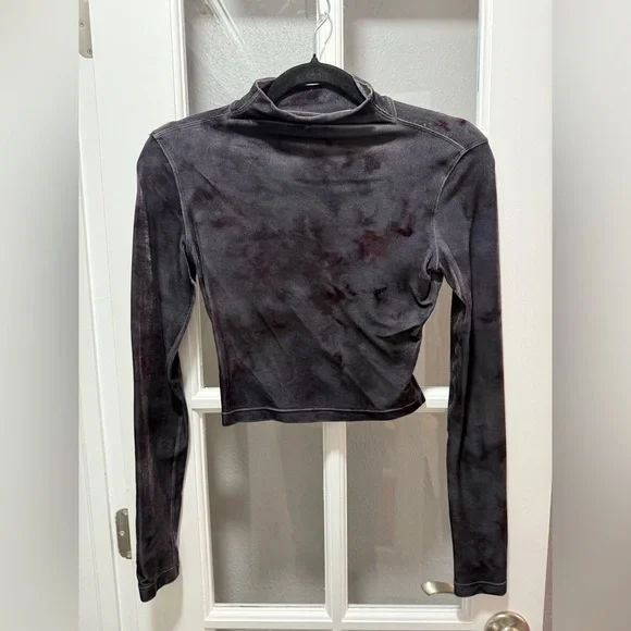 Lululemon All Aligned Mock Neck Long Sleeve Shirt *Crushed Velvet - Picture 4 of 9